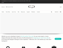 Tablet Screenshot of conceptplans.com
